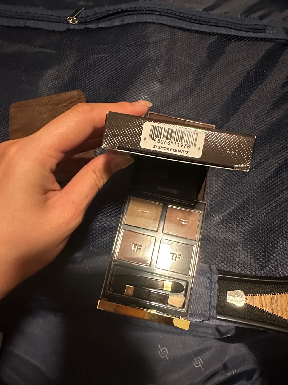 Tom Ford 37 Smoky Quartz Eyeshadow Quad - Taupe and Brown Mix